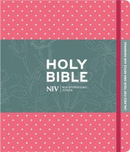 NIV Pink Polka Dot Journalling Bible with Unlined Margins