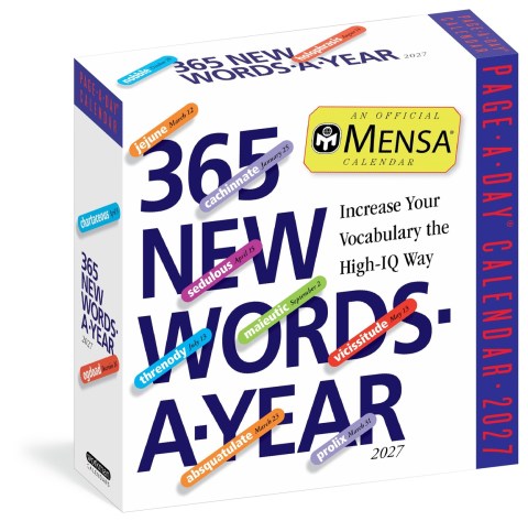 Mensa® 365 New Words-a-Year Page-A-Day® Calendar 2027